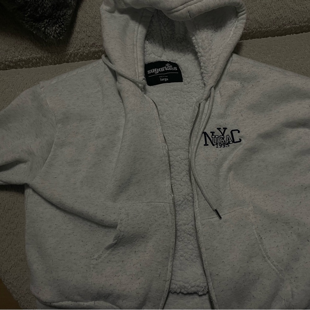 Sugarlips Gray Hooded Sweatshirt